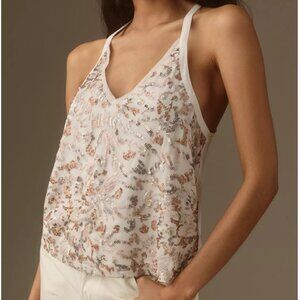 Anthropologie Tiny Gwen Sequin Tank, Size S, NWT